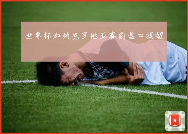 世界杯加纳克罗地亚赛前盘口提醒